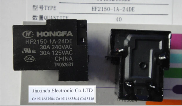Горячая новинка HF2150 1A 24DE 24VDC DC24V 24V T90 30A DIP4|Реле| |