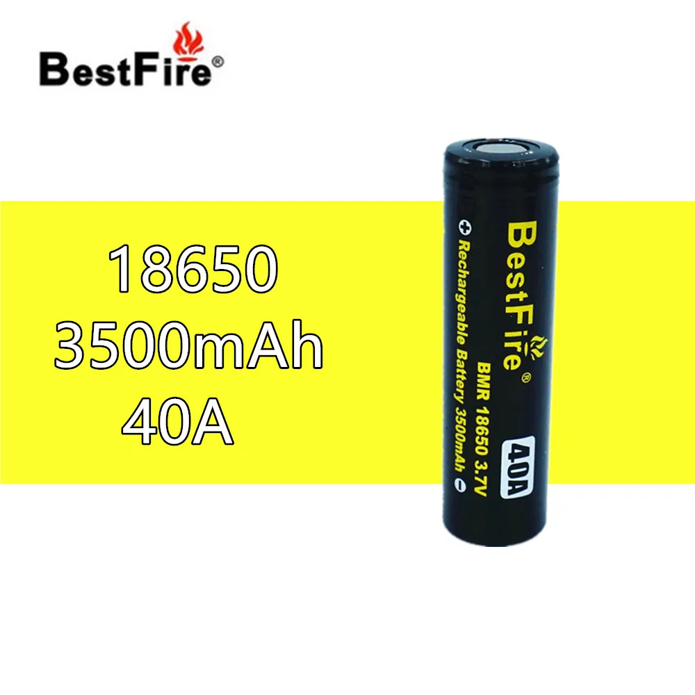 1 шт. Bestfire18650 аккумуляторная батарея 3 7 в 3500 мАч 40A для SMOK X Priv Alien AL85 Majesty набор модов