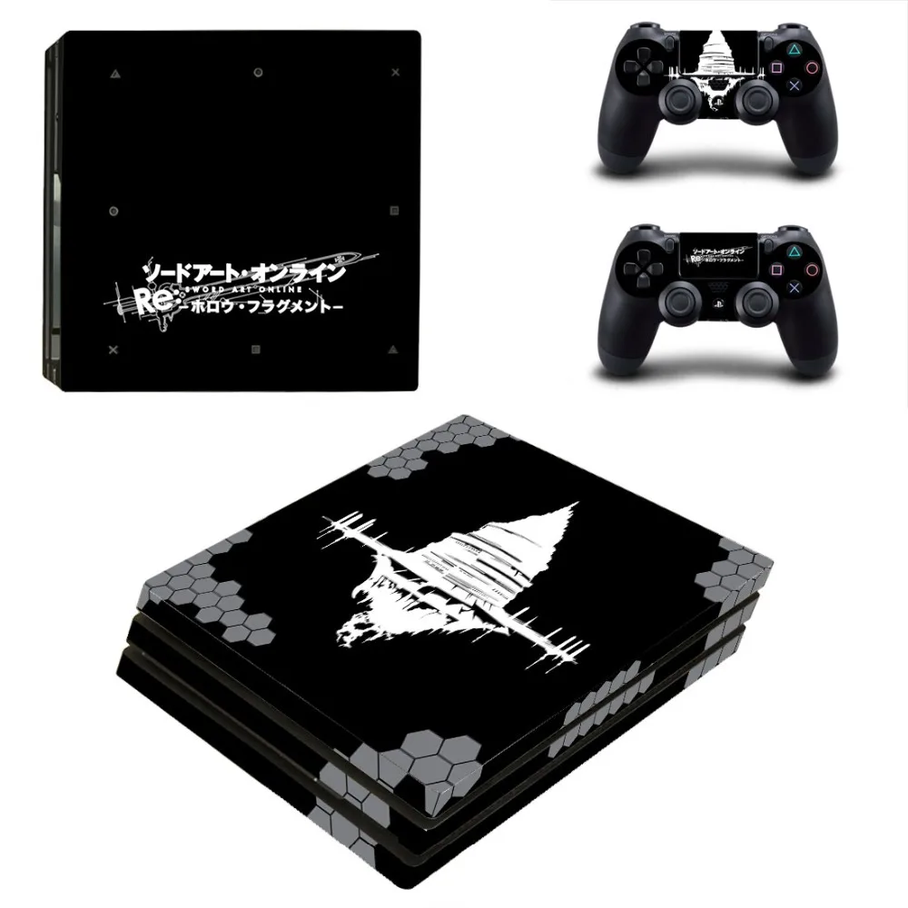 Sword Art Online SAO PS4 Pro наклейка на кожу для PlayStation 4 консоль и 2 контроллера виниловые
