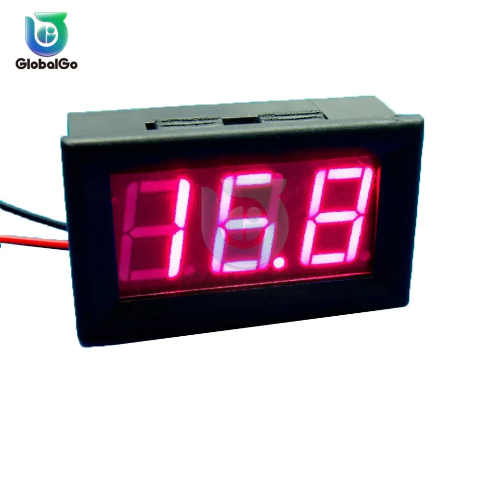 0 56 дюймов DC Цифровой вольтметр DC4.5V 30V Мини цифровой напряжение Панель метр 6 в 12 В