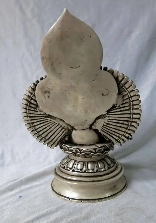 Статуэтка серебряного буддизма Senju 10 дюймов | Дом и сад