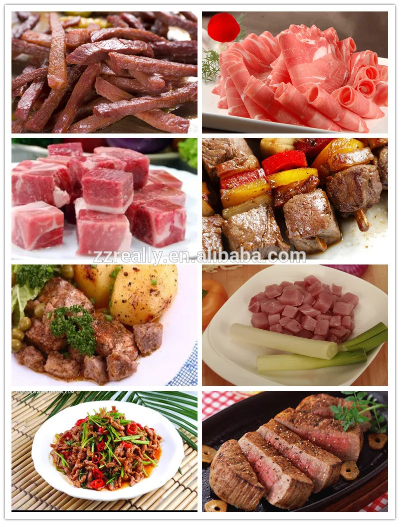 

Desktop Type Meat Cutter Machine 500KG/Hr Meat Chopper Stainless Steel Chicken Breast Slicer