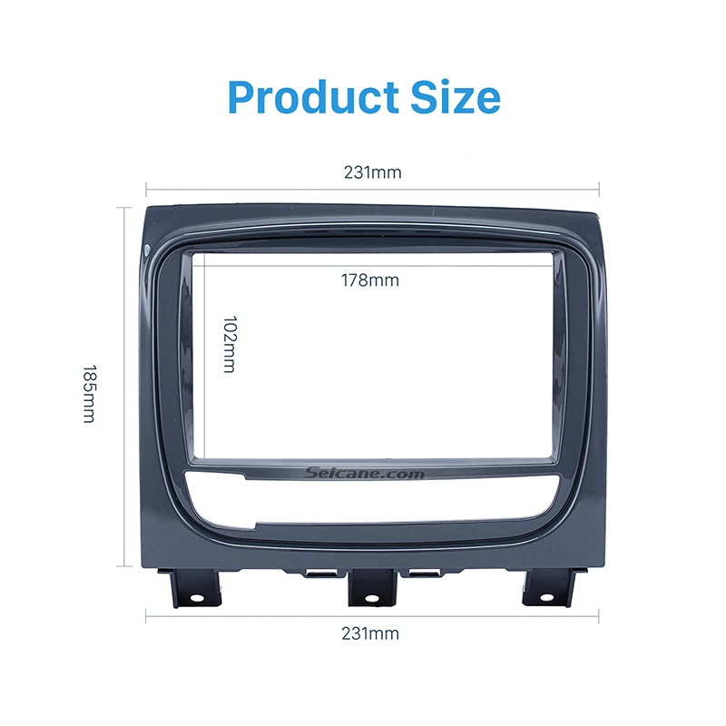 Хороший УФ серый двойной Din автомобильный Радио фасции комплект для FIAT STRADA DVD