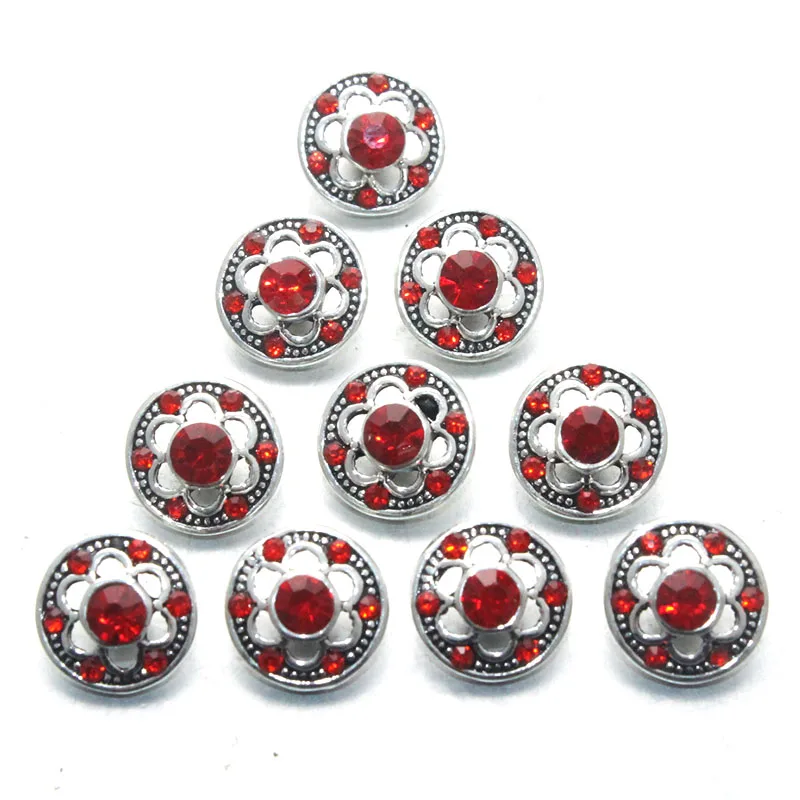 Boom Life wholesale 10pcs/lot High quality styles 12mm Metal Snap buttons Rhinestone watches Snaps Jewelry 011605 | Украшения и