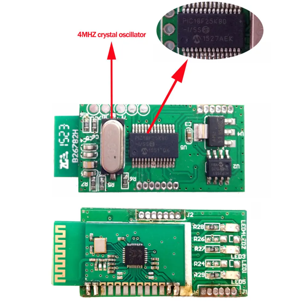ELM 327 версия 1,5 V1.5 Супер Мини Bluetooth ELM327 с PIC18F25K80 чип OBD2/OBDII для Android код читателя диагностический инструмент