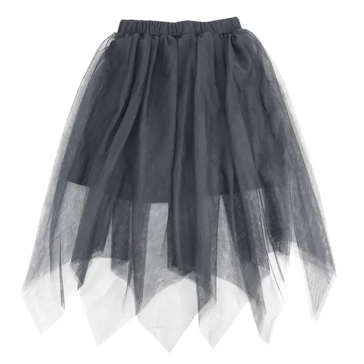 Красная синяя черная юбочка из тюля с эластичной резинкой на талии для больших