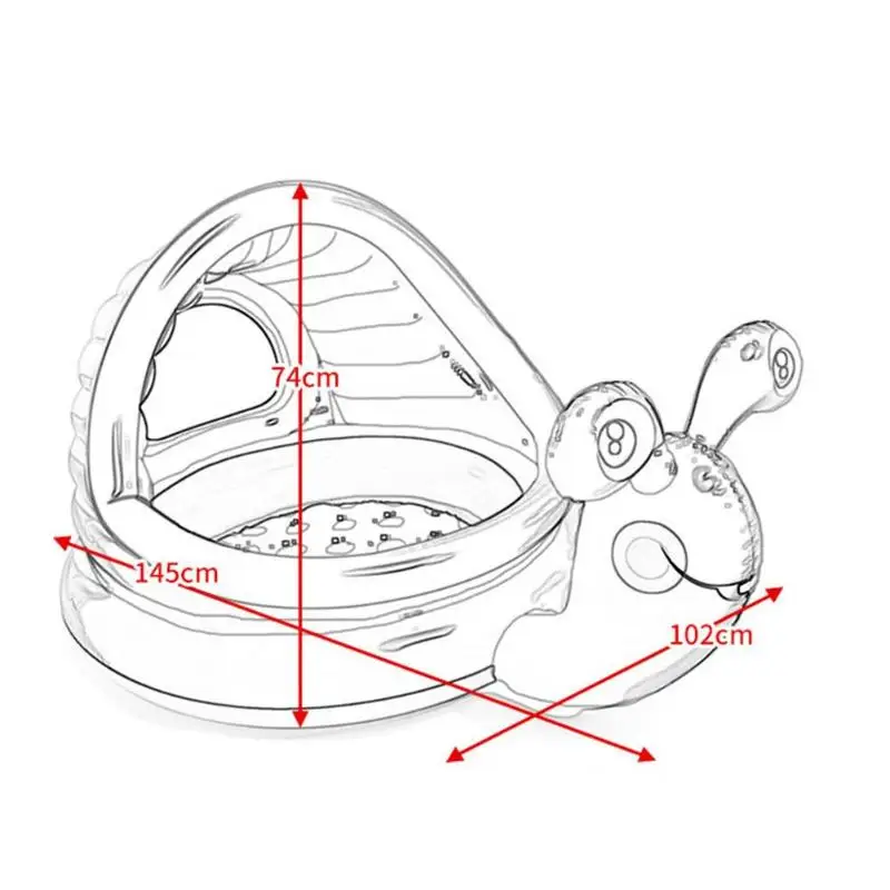 Детские одежда заплыва Accessoire Piscine милый мультфильм морские животные Черепаха детский бассейн аксессуары воды Ванна для бассейна