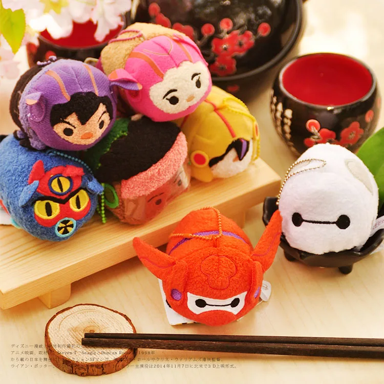 3 5 ''цум плюшевый Tsum игрушка экран очиститель Baymax и наизнанку капитан ЦУМ