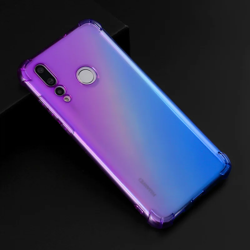Градиентный телефонный чехол для huawei Y9 Y6 Y7 Prime P Smart Коврики 20 Lite 20X P30 P20 Pro Nova 4 3i Honor V20 8X 8C 8A 7A 7C крышка - Цвет: 3