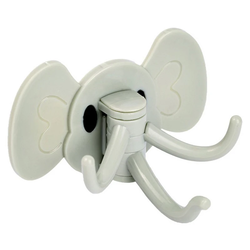 QuickDone декоративный настенный держатель для ключей милый слон пластиковая