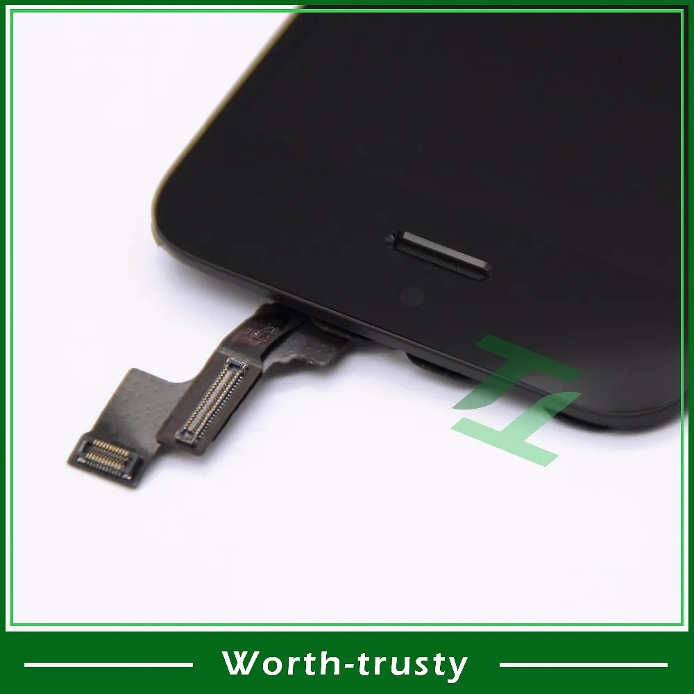 Бесплатная доставка 100% протестированный черный и белый сменный экран без точки