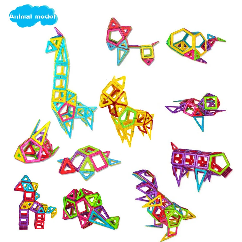 32 шт. мини Магнитные строительные блоки игрушки 3D дизайнерские магнитные