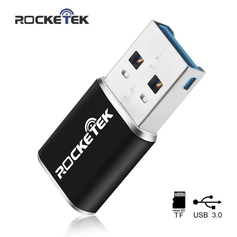 Rocketek usb 3,0 мульти памяти OTG телефон кард-ридер 5 Гбит/с Алюминиевый адаптер TF micro SD ПК компьютер ноутбук аксессуары