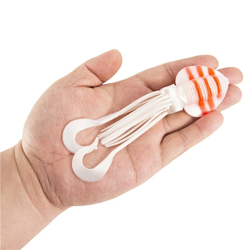 Новинка 2019 15 см УФ светящаяся Мягкая приманка кальмар мягкая пластиковая