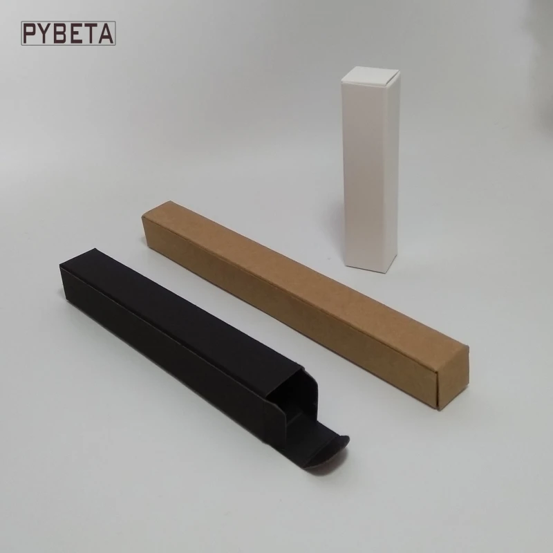 100 шт.-чистая крафт-бумага коробка белая бумага Черная Подводка для глаз ручка