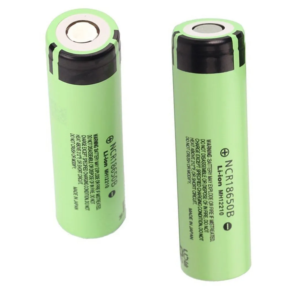 AKASO 10 шт./лот 18650 3400 мА/ч, NCR18650B Перезаряжаемые Батарея 3,7 V для цифрового фотоаппарата Panasonic NCR18650B батареи