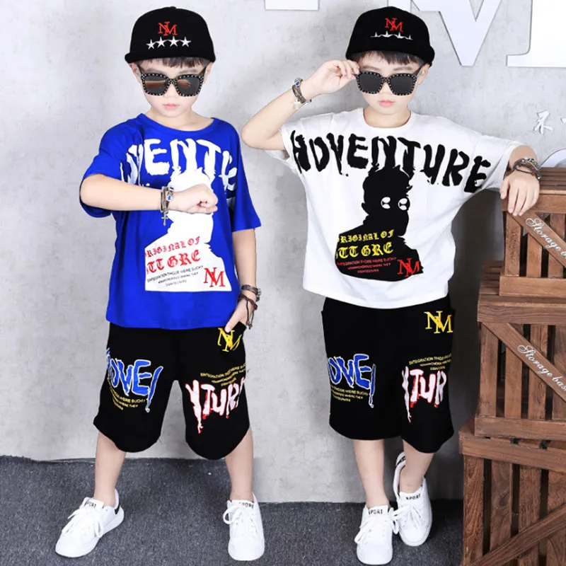 Детский костюм из футболки с коротким рукавом и шортов 2019 комплектов | Мать