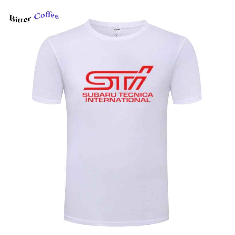 12 Новая мужская футболка с логотипом Subaru STI, Модная хлопковая брендовая одежда, летняя мужская футболка с коротким рукавом - Цвет: 12