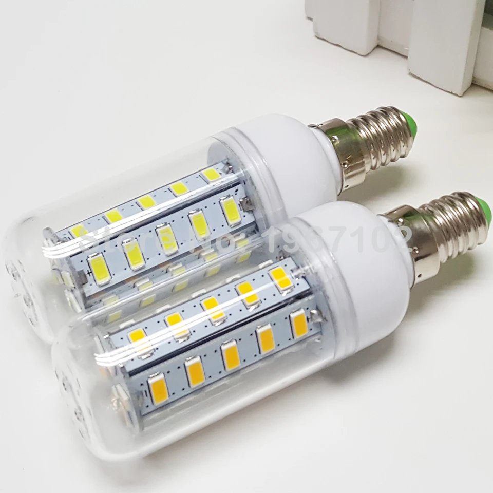 Светодиодная кукурузная лампа E27 E14 светодиодных ламп 5730 110 V 220 24led 36led 48led 56led 69led 72led