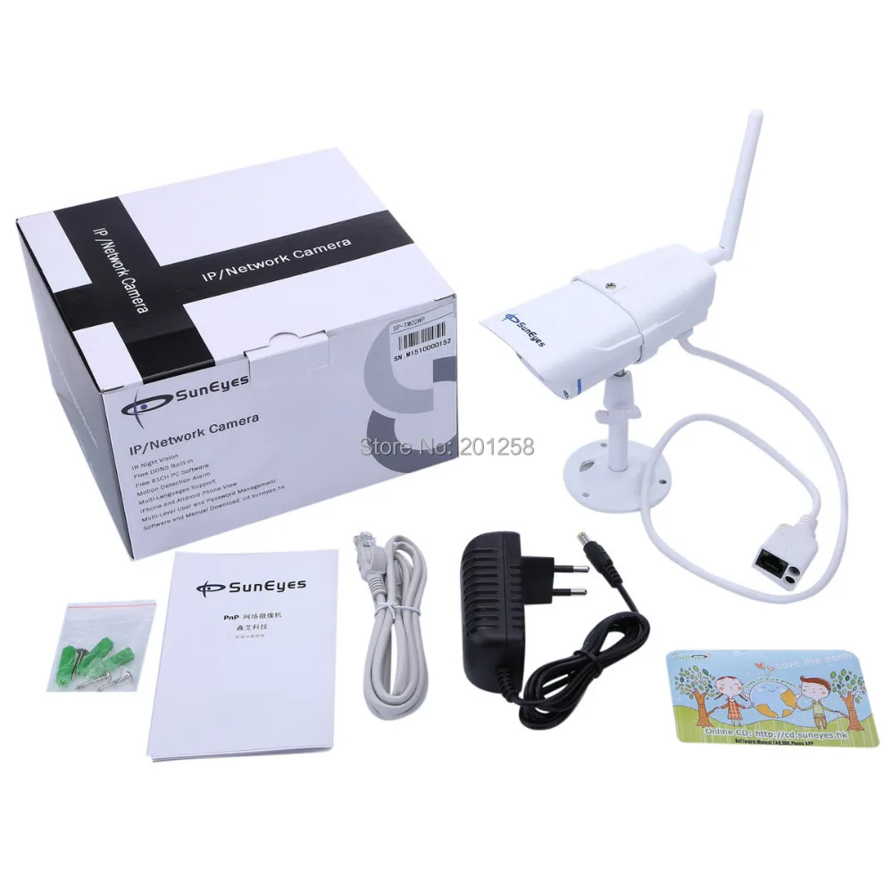 SunEyes SP-TM02WP 720 P HD Wi-Fi Беспроводной IP Камера на открытом воздухе ip-камеры ONVIF с RTSP и