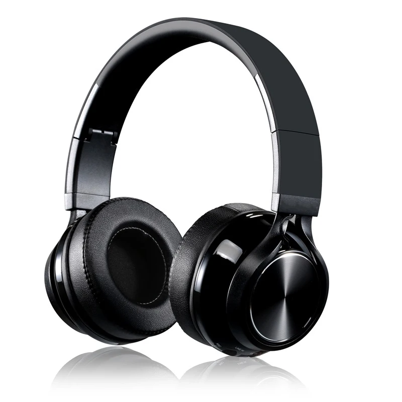 FELYBY профессиональные складные Проводные Беспроводные наушники с двойным