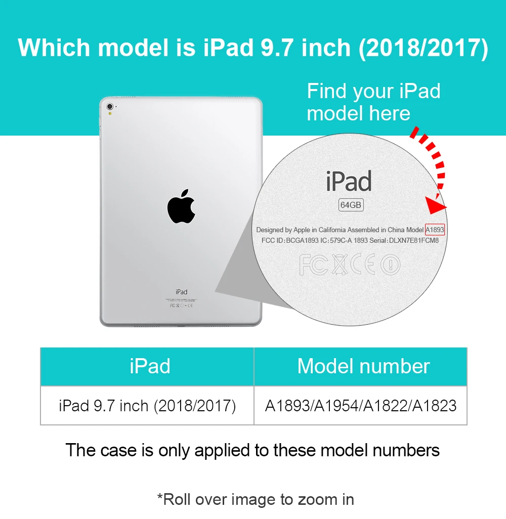 For iPad 2018 Case 9.7 GOOJODOQ Shockproof Silicone Soft Back Cover for new 2017 Kids Baby Safe A1893 | Компьютеры и офис