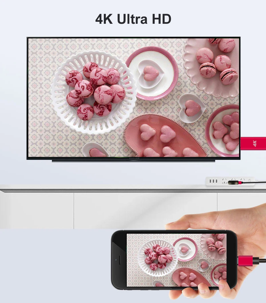 USB C к HDMI кабель конвертер 4K usb type C USB HDMI кабель HDMI Tipo C кабель для samsung Galaxy S8 S9 huawei mate 10 Lumia 950XL