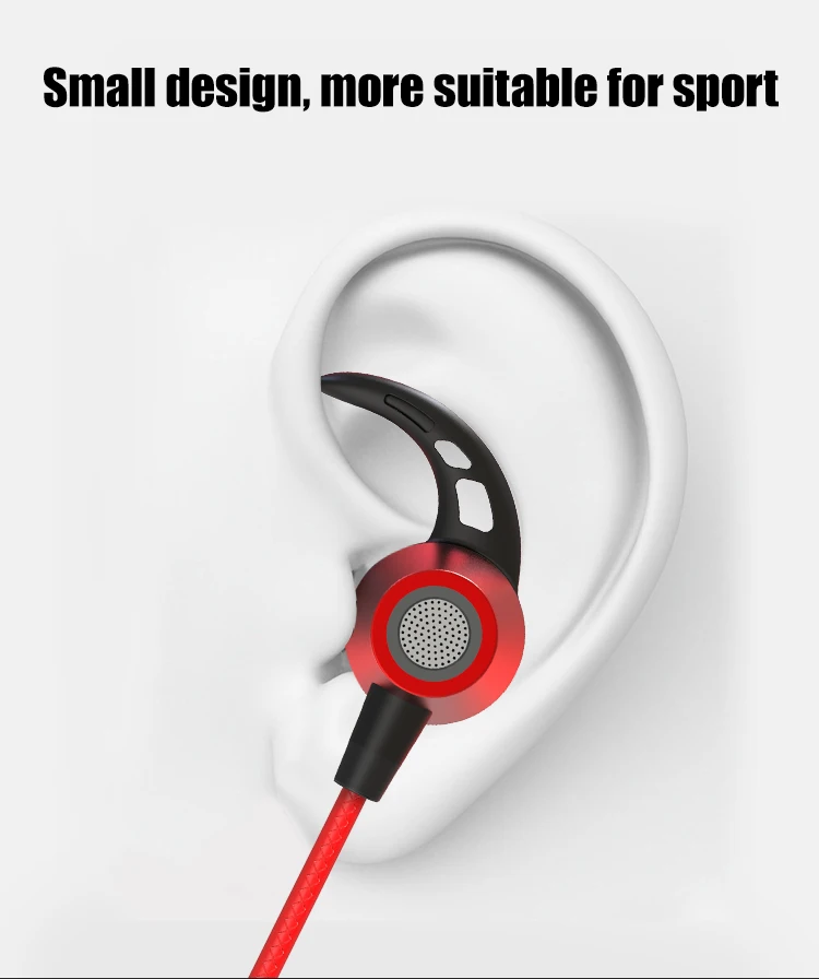 JEELOCK In Ear 3.5 High Sensitivity Wire Sport Earphone with Microphone Metal Subwoofer for Computer PC Gaming Headset Earphone