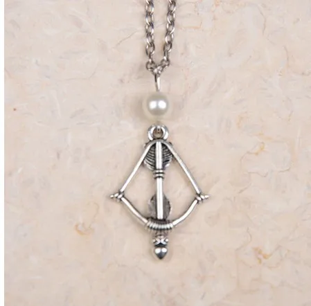 Ожерелье N319 в европейском и американском стиле с бантами свисающими звеньями для