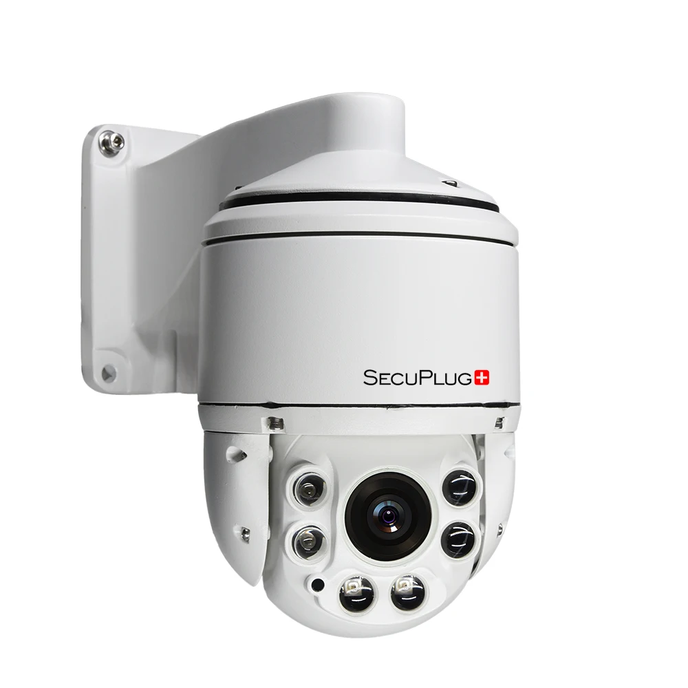 Купольная IP PTZ камера 2 Мп 1080P с 20 кратным увеличением 32 Гб TF карта аудио IR 100 м Sony