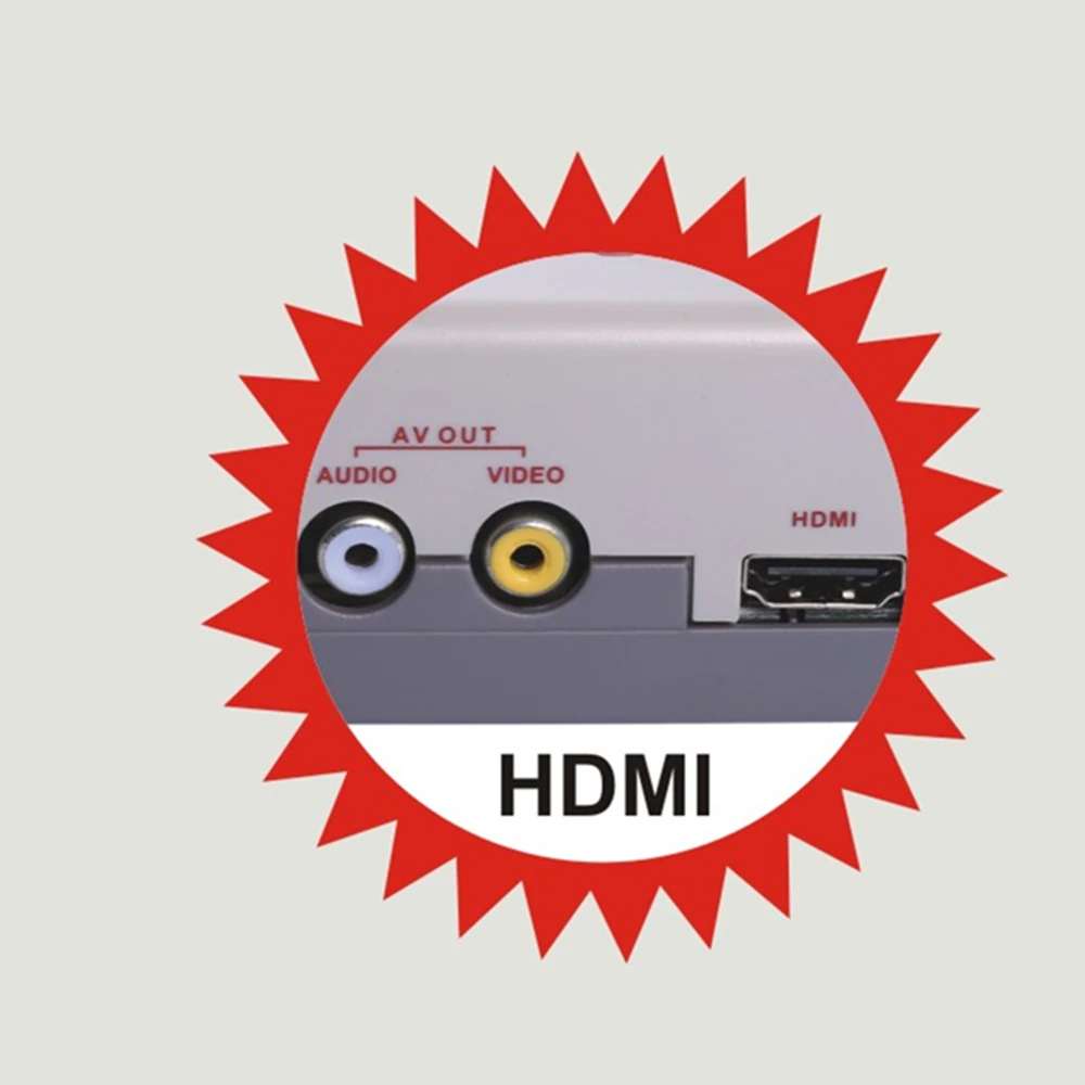 Высокое количество 8 бит RETROAD NES Классическое Издание игровая консоль с HDMI-OUT включает в себя 88в1 игры с двумя контроллерами 720 dpi