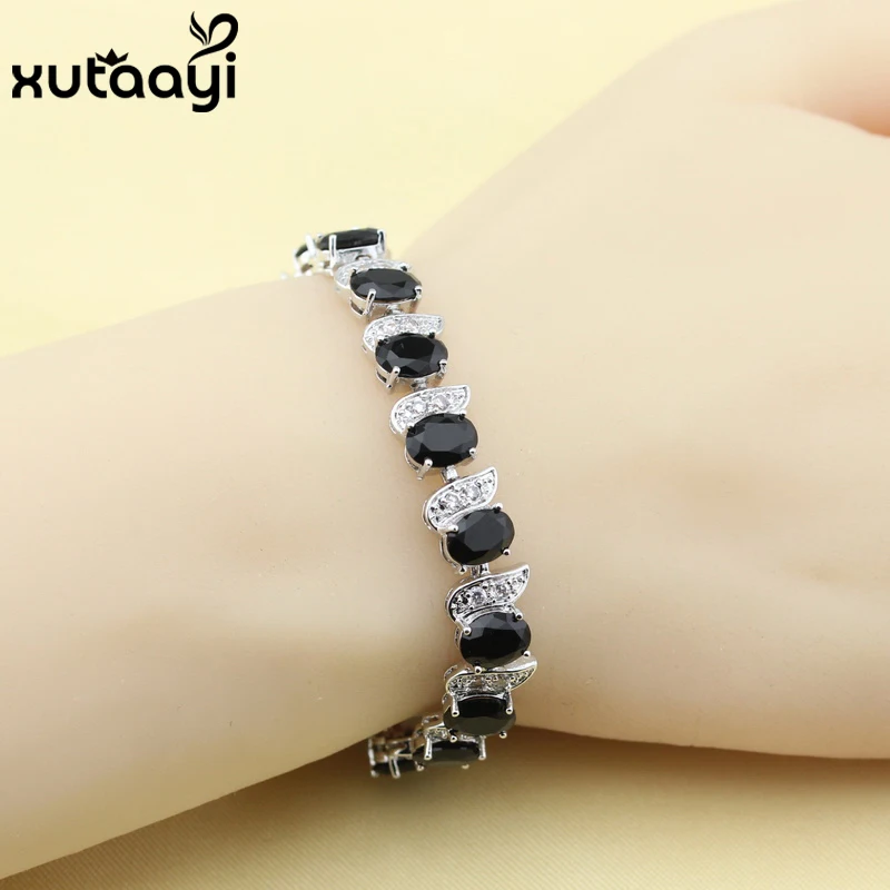 Новые модные ювелирные изделия серебряный цветной браслет для женщин Чистый