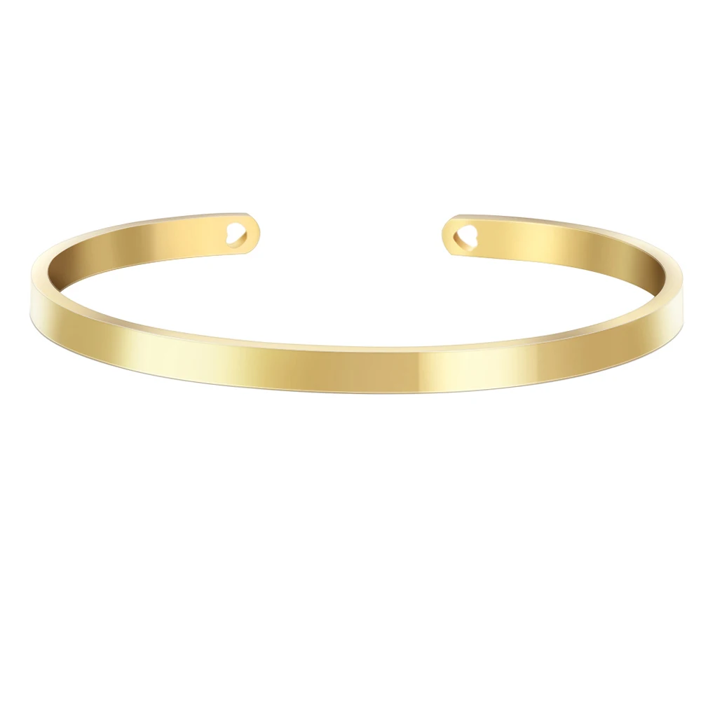 Custom Gold 3 цвета, индивидуальные подарки, идентификационные браслеты для французского рокера, выгравированное имя, браслеты и браслеты из нержавеющей стали, SL-068 - Окраска металла: Custom Gold