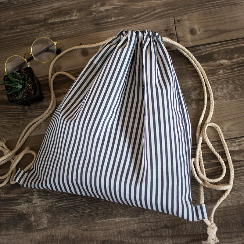 Дорожный рюкзак YILE из хлопка и льна на шнурке сумка для обуви с сортировкой