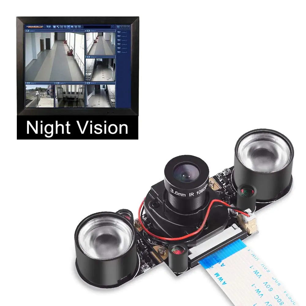 Raspberry Pi 3 Model B модуль камеры автоматический ИК датчик день/ночь видение веб камера