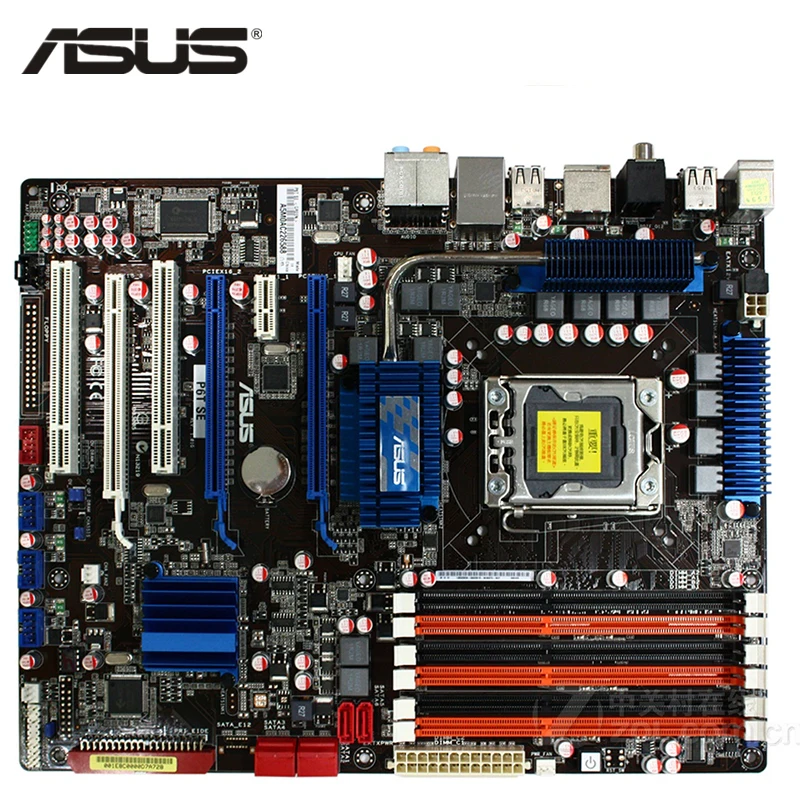 Материнская плата ASUS P6T SE LGA 1366 DDR3 24 ГБ для Intel X58 десктопная материнская системная