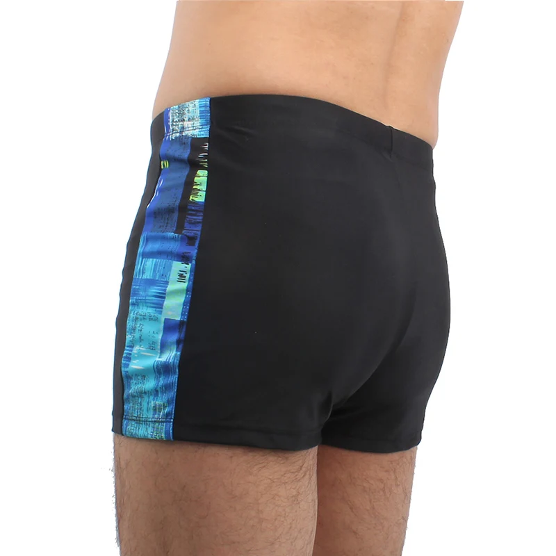 С принтом 2019 летние мужские плавательные плавки пляжные купальники шорты черный