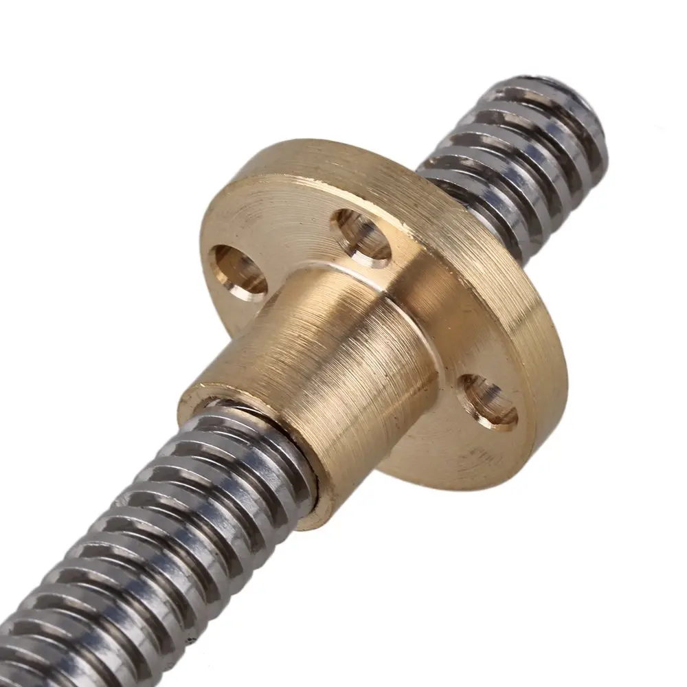 Свинцовый винт из нержавеющей стали L150 мм D8 2 стержень с гайкой по оси Z для