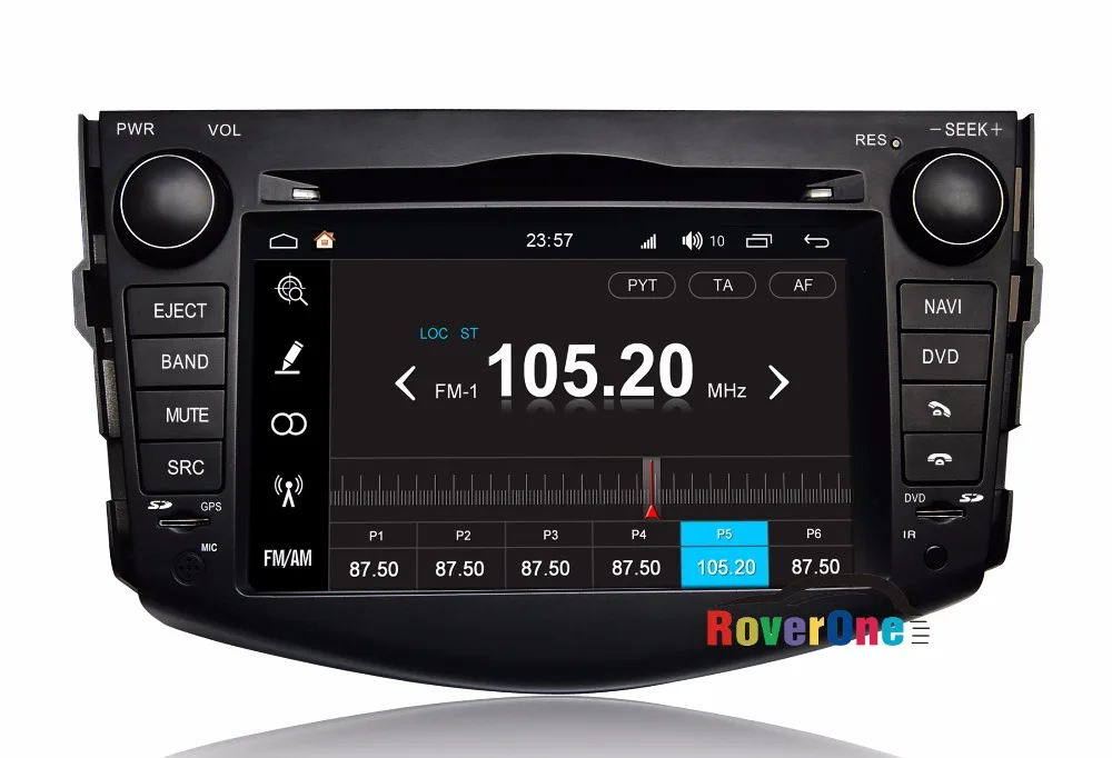 Для Toyota RAV4 2006 2012 ОС Android 7.1 сенсорный экран Авто Стерео Радио RDS DVD GPS навигации