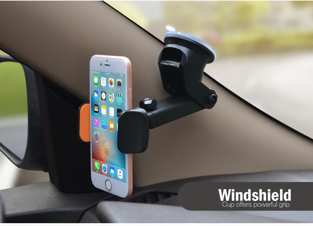 Автомобильный держатель для телефона Cobao для iPhone 7, автомобильный держатель для мобильного телефона на лобовое стекло, подставка, держатель для мобильного телефона, смартфона, автомобильный держатель