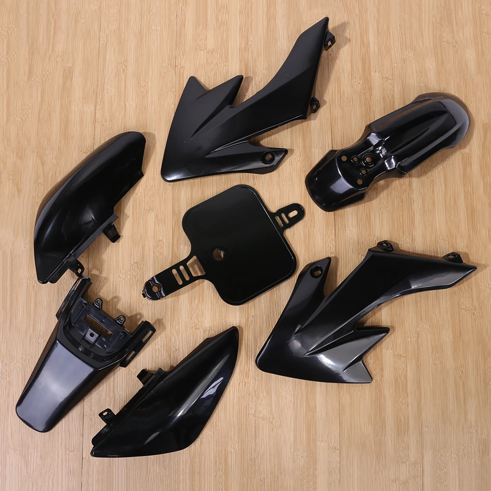 

New Car-styling Plastic Black Fairing Cover Body for Honda CRF XR 50 CRF 125cc SSR PRO Pit Dirt Bike New Exterior Accessories