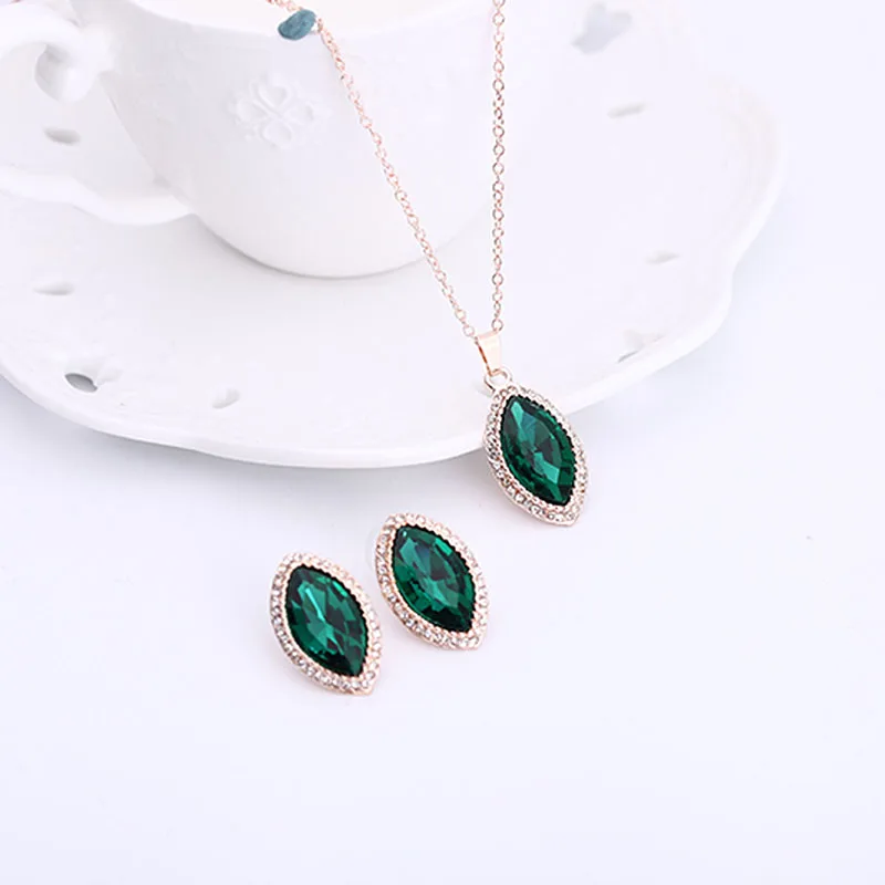 HOOSLIVER Мода Люкс Партия Ювелирные Наборы Для Женщин Новый Элегантный Серьги