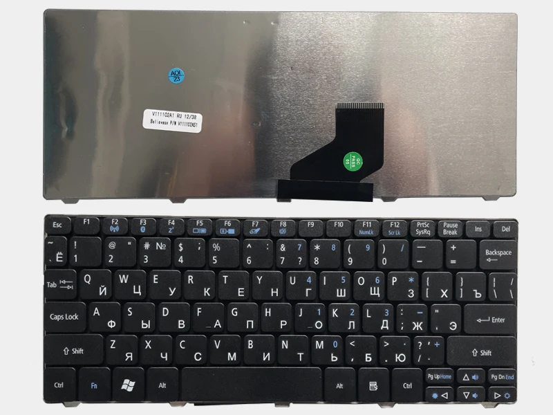 Русская клавиатура для ноутбука acer Aspire ZE6 ZE7 PAV70 PAV80 NAV50 350 eM350 NAV51 355 eM355 D255E AOD255E NAV70 POVE6 ру черный