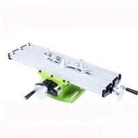 miniature multifunction milling machine bench drill vise fixture worktable x y axis adjustment coordinate table drill