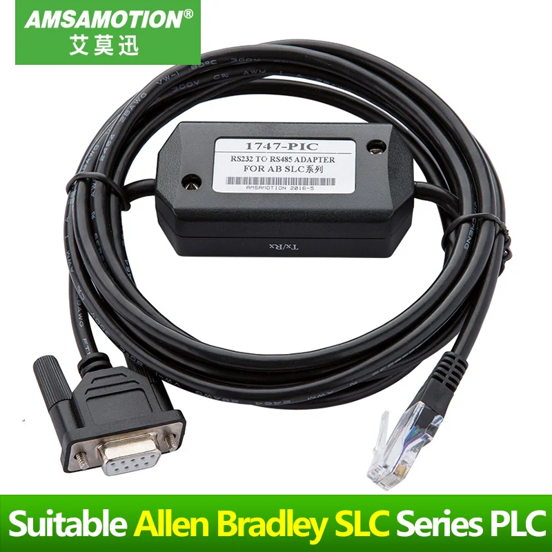 Совместимый программируемый кабель Allen Bradley 5/01 5/02 5/03 SLC Series PLC 1747-PIC RS232 для