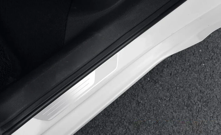 Наклейка на порог двери из нержавеющей стали 4 шт./компл. для Volkswagen VW Passat R36 B6 05 06 07 08