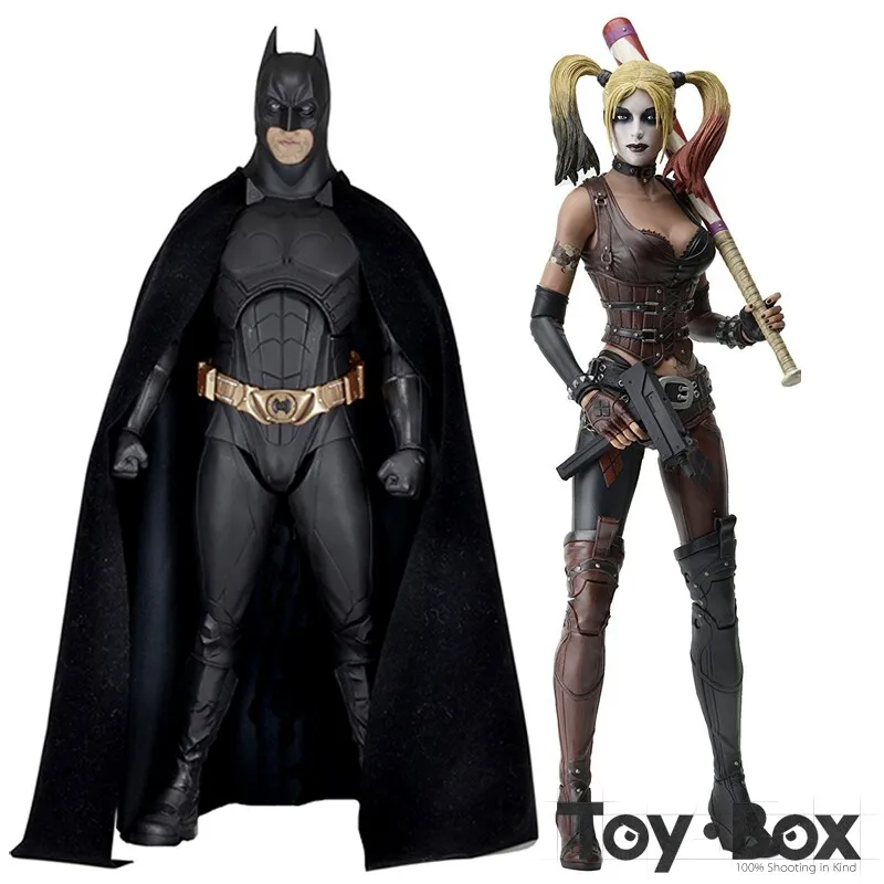 Бэтмен начинает Брюс Уэйн Harley Quinn Аркхем город игрушка фигурка Модель Кукла