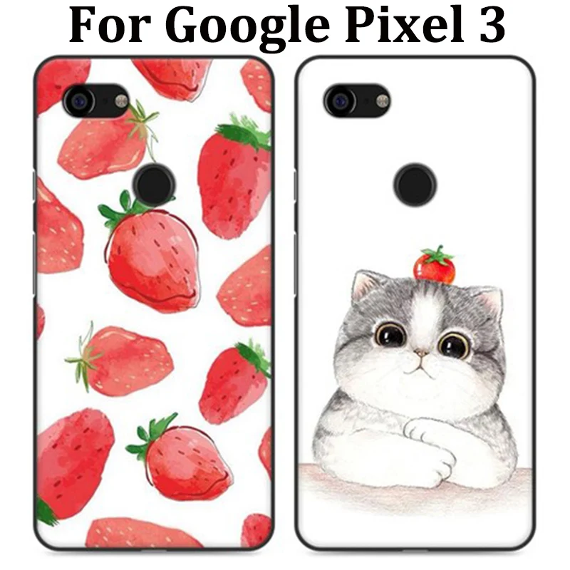 Чехол для Google Pixel 3 мягкий чехол с милым мультипликационным принтом Pixel3 защитный