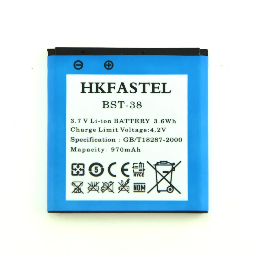 Батарея BST-38 BST38 для sony Ericsson C510 C902 C905 R306 радио R306i R306a R300 R300i R300a T303 T650 T650i Z770 Z780 970 мА-ч |