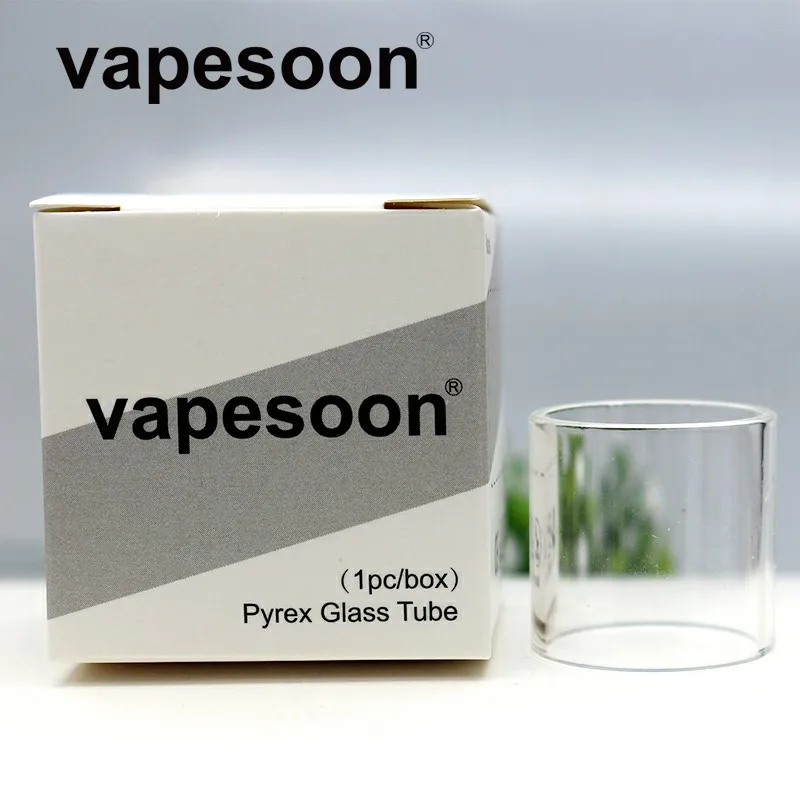 100% оригинальная запасная стеклянная пузырьковая трубка vapesoon Pyrex для испарителя